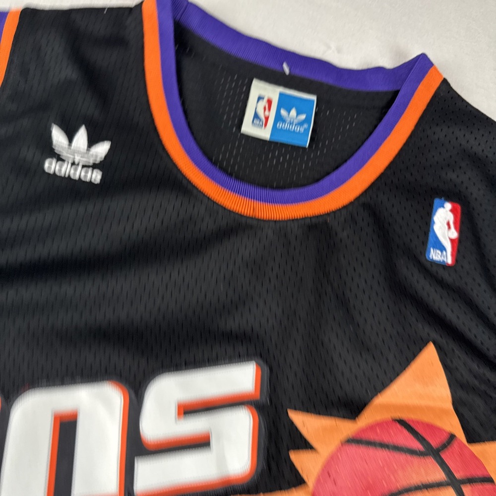 Steve Nash Phoenix Suns Mens Adidas Hardwood Classics NBA Jersey fits Large Tall - Picture 6 of 7